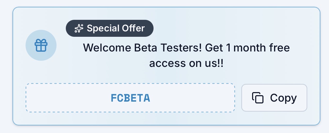 Welcome Beta Testers!